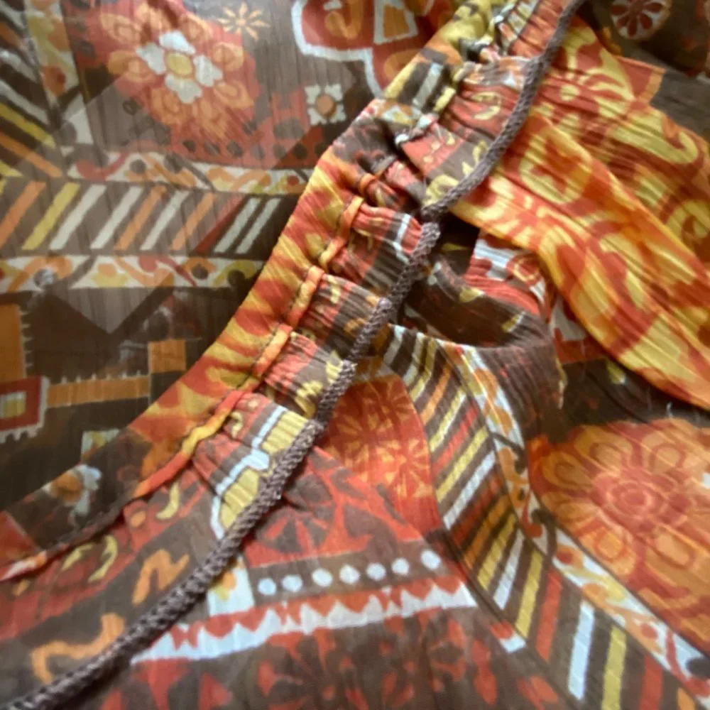NWT Blouse and Skirt~XL-Rust colors - Picture 13 of 16